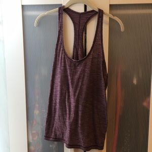 Lululemon Train Times Tank Heathered Dark Adobe